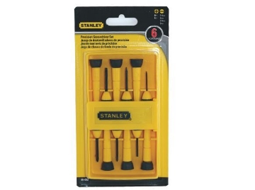 图片 Stanley Screwdriver Set With Precision Bi Material Handle 6PCS. STHT660528