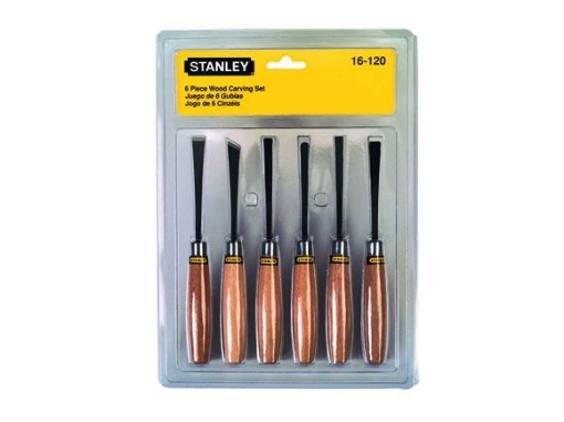 图片 Stanley Wood Carving Set 6PCS. 16-120-22