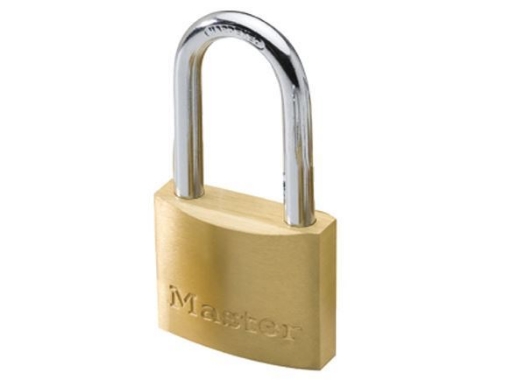 图片 Master Lock 40MM Long Shackle Brass Padlock, MSP1902DLF