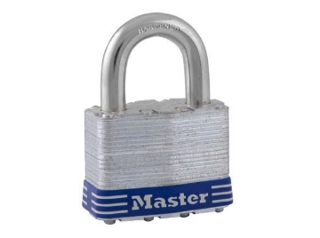 图片 Master Lock Laminated Steel 51MM 25MM Shackle Padlock, MSP5D