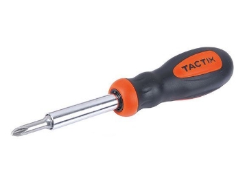 图片 Tactix Screwdriver with Bits 6-in-1.