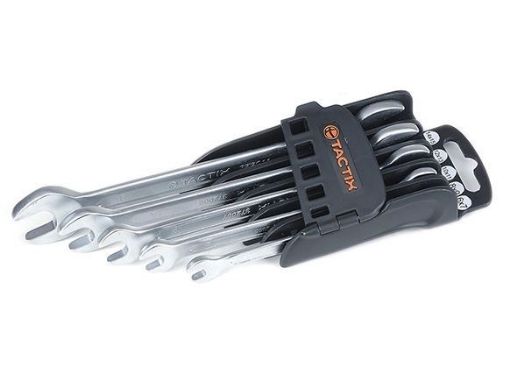 图片 Tactix Double Open Wrench Set - Metric. 5 pcs.