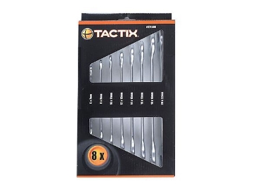 图片 Tactix Double Open Wrench Set 8 pcs.