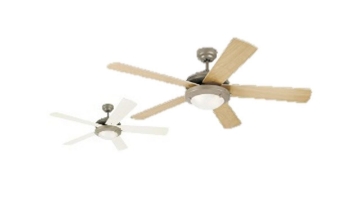 图片 Westinghouse Ceiling fan Comet, 5-blade 52" Brushed Pewter