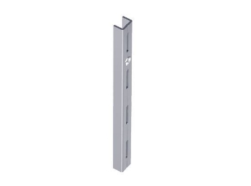 图片 Element System Single Wall Upright 1m Silver