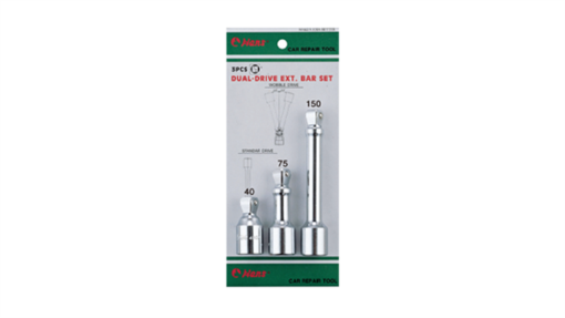 图片 Hans 3 Pcs. Socket Extension Bar Set (Wobble Head) 3/8"DR.