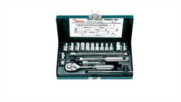 图片 Hans 1/4" Drive 12 Points 18 Pcs. Socket Wrench Set - Inches Size