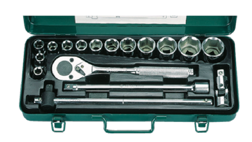 图片 Hans 17 Pcs.12 Pts. Socket Wrench Set - Metric Size