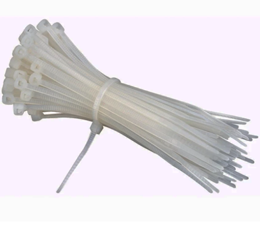 图片 Taiwan White Cable Tie - 100 Pcs. per Pack - 2.5MM x 4"