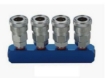 图片 THB New Improved Steel Body - 1/4" Manifold - Straight Type - 4 Way