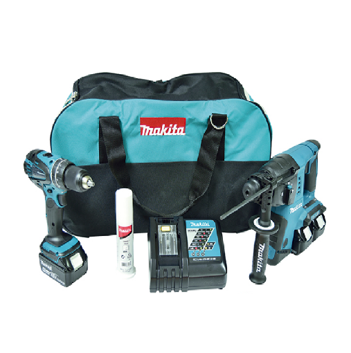 图片 Makita Rotary Hammer Combo Kit DLX2069M