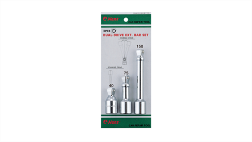 图片 Hans 4853-18 3 Pcs. Socket Extension Bar Set (Wobble Head) 1/2"DR.