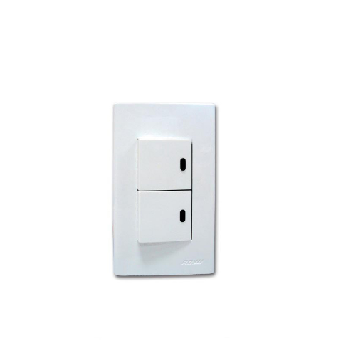 2 Gang Switch with LED Set 