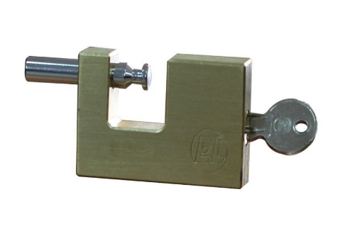 图片 EL Block Brass Padlock ELBL7060