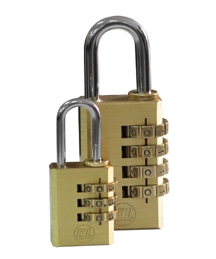 图片 EL Brass Combination Padlock ELNL11213