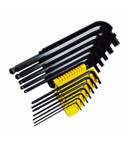 图片 Stanley Hex Key Set 12PCS. Inch Ball Tip L Arm 69-257-22