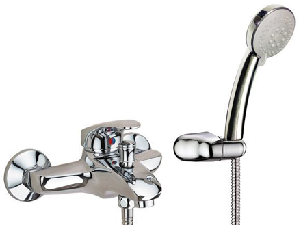 Picture of Delta On Wall Tub&Shower w/ 3-Function Handshower & Adjustable Holder 29250
