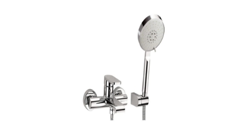 图片 Delta On-wall Tub & Shower, W/3F Showerhead 26550