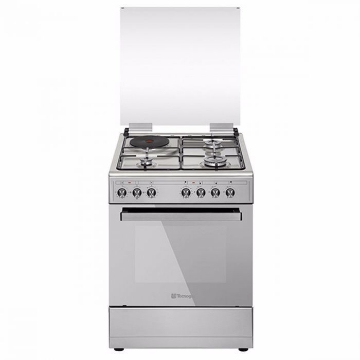 图片 Tecnogas TFG6031DRX 60CM Range, 3 Gas Burners + 1 Electric Plate | Gas Oven + Electric Grill | Rotisserie