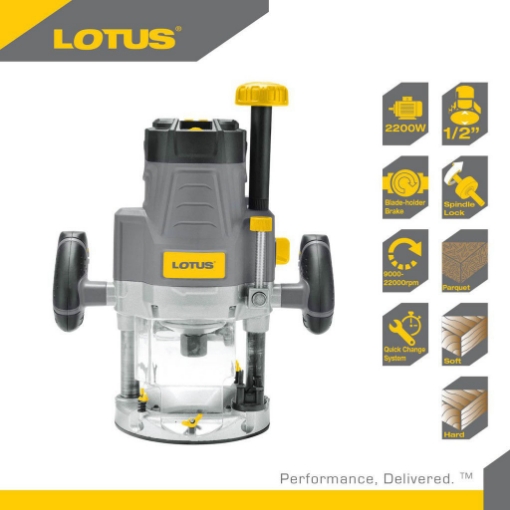 图片 LOTUS Plunge Router 1/2" 2200W LTPR2200X