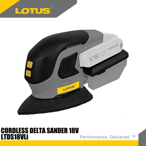 图片 LOTUS Delta Sander 18V X-LINE LTDS18VLI