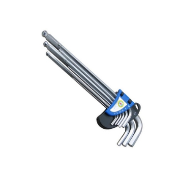 图片 9-Piece Ball Point Hex Key Set, Extra Long Arm F0241