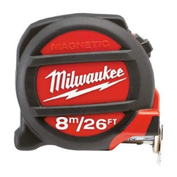 图片 MILWAUKEE 8M/26FT Magnetic Taper Measure Premium 48-22-5225