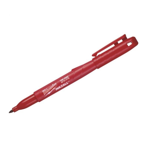 图片 MILWAUKEE 36PK INKZALL Red Fine Point Marker 48-22-3170