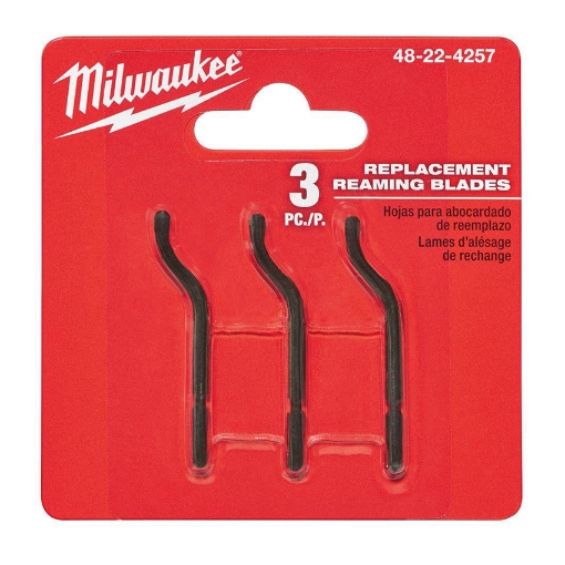 图片 MILWAUKEE 3 Piece Replacement Reaming Blades 48-22-4257