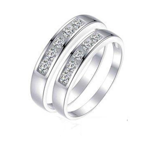 图片 925 Silver, Couple Ring- CS-012