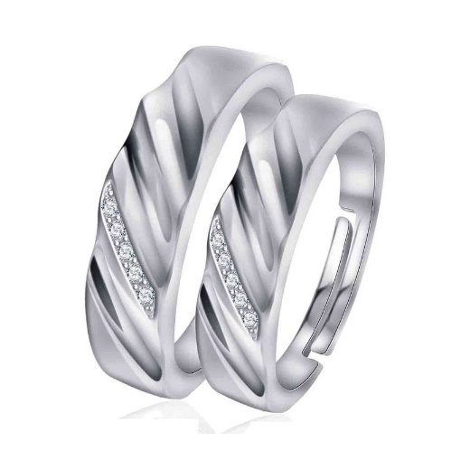 图片 925 Silver, Couple Ring- CS-015