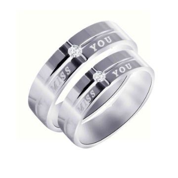 图片 925 Silver, Couple Ring- CS-016