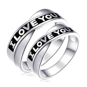 图片 925 Silver, Couple Ring- CS-025