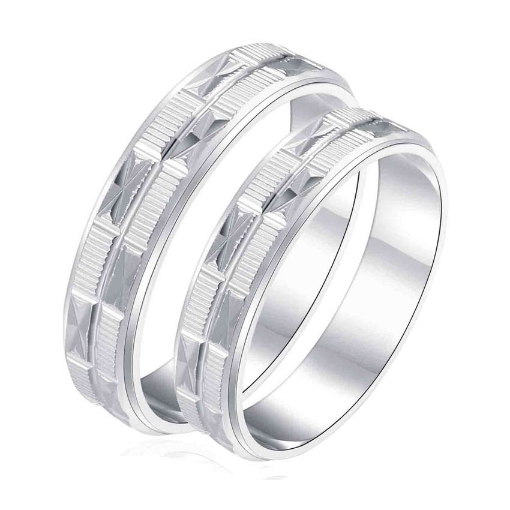 图片 925 Silver, Couple Ring- CS-030