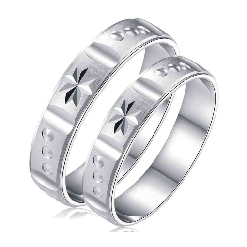 图片 925 Silver, Couple Ring- CS-032