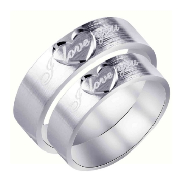 图片 925 Silver, Couple Ring- CS-039