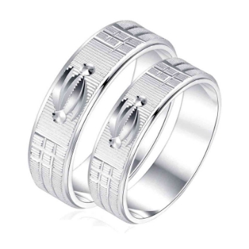 图片 925 Silver, Couple Ring- CS-043