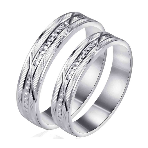 图片 925 Silver, Couple Ring- CS-045