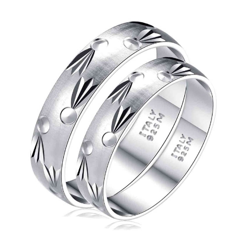 图片 925 Silver, Couple Ring- CS-046