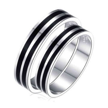 图片 925 Silver, Couple Ring- CS-050