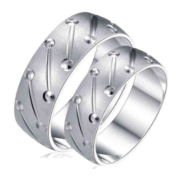 图片 925 Silver, Couple Ring- CS-054