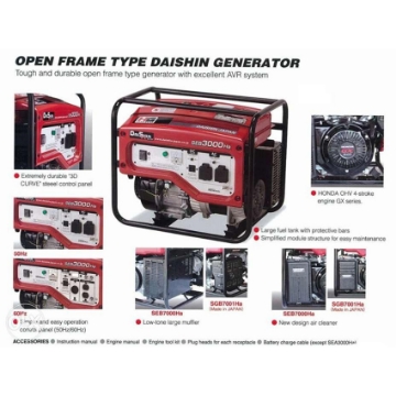 图片 Open Frame Type Daishin Generator SEB3000Ha