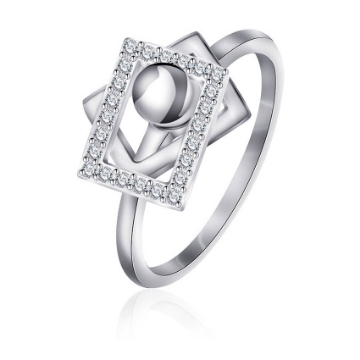 图片 925 Silver Jewelry,Ladies Ring- SR-273