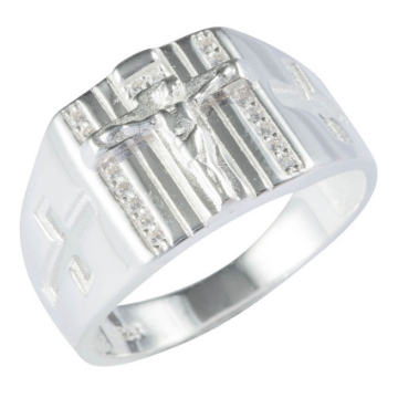 图片 925 Silver Jewelry,Mens Ring- SR-361