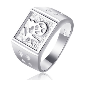 图片 925 Silver Jewelry,Mens Ring- SR-362