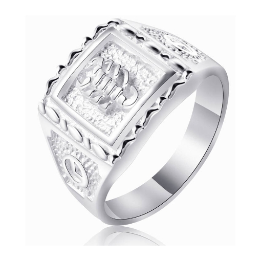 图片 925 Silver Jewelry,Mens Ring- SR-367