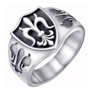 图片 925 Silver Jewelry,Mens Ring- SR-369