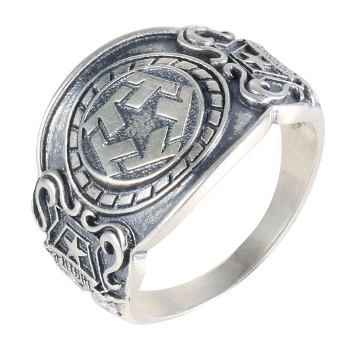 图片 925 Silver Jewelry,Mens Ring- SR-377