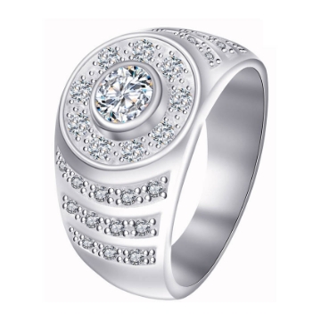 图片 925 Silver Jewelry,Mens Ring- SR-378