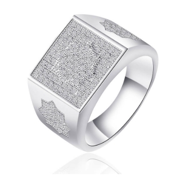 图片 925 Silver Jewelry,Mens Ring- SR-380